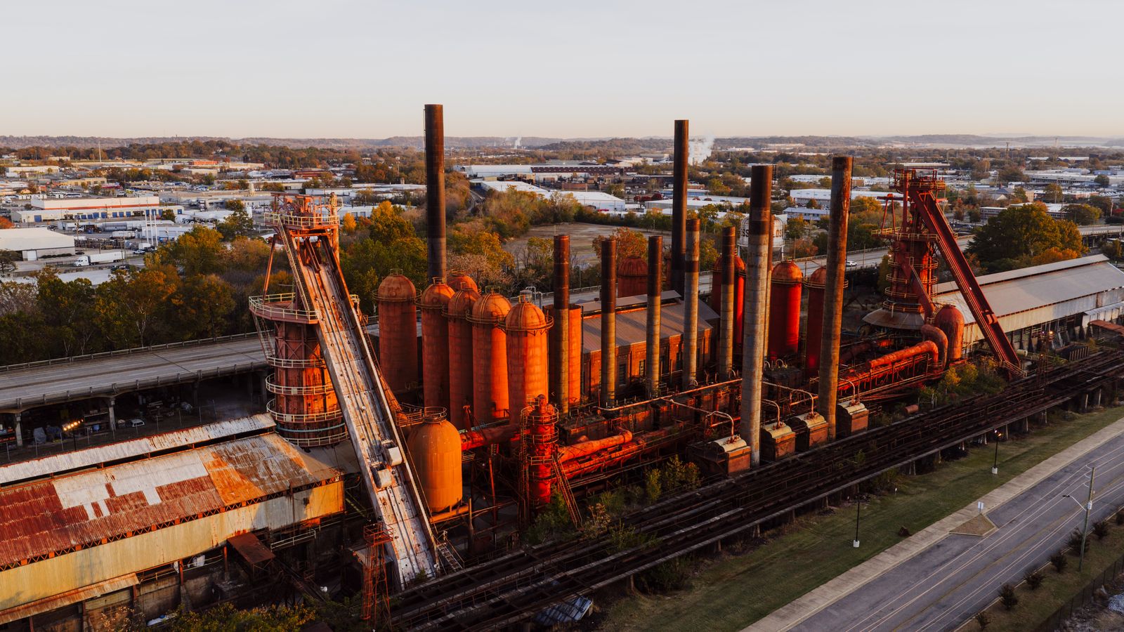 Sloss Furnaces national historic landmark in Birmingham, Alabama